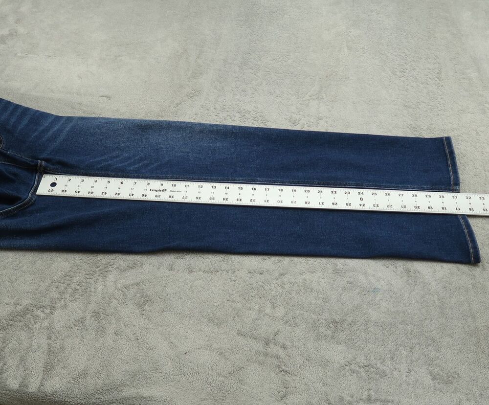 ONESO Jeans Women's Size 20W Mid-Rise Wide-Leg Denim 31.5" Inseam Distressed NWT - Picture 16 of 16